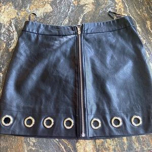 Leather Skirt